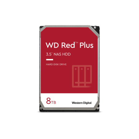 Disco Duro 8TB Western Digital Red Plus 3.5" Sata Interno Para NAS