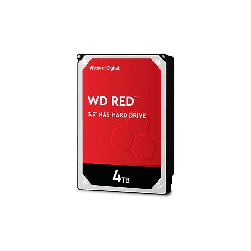 Disco Duro Western Digital 4TB Red Plus Para NAS SATA 6Gb/s 3.5" 5400rpm 256MB Interno