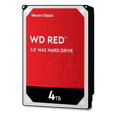 Disco Duro Western Digital 4TB Red Plus Para NAS SATA 6Gb/s 3.5" 5400rpm 256MB Interno