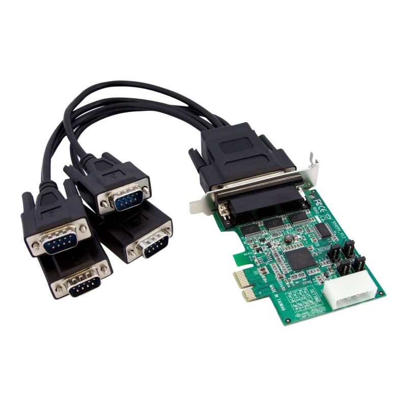 Tarjeta Serial StarTech 4 Puertos PCI Express RS232