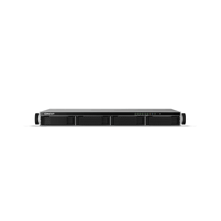 NAS Qnap 1U 4 Bahias short depth 12" Rack