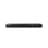 NAS Qnap 1U 4 Bahias short depth 12" Rack