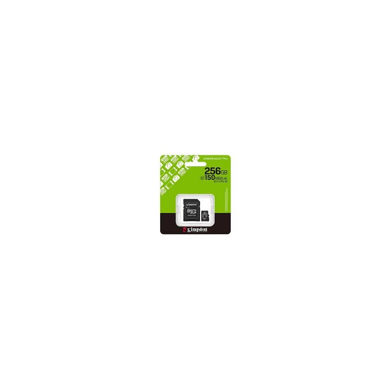 Memoria MicroSDXC 256GB Kingston Canvas Select Plus Gen3 Clase 10