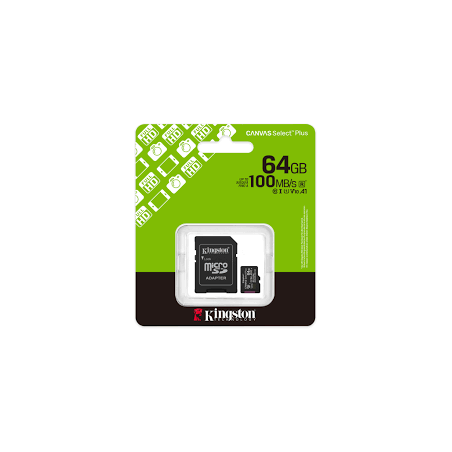 Memoria MicroSDXC 64GB Kingston Canvas Select Plus Gen3 Clase 10