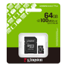Memoria MicroSDXC 64GB Kingston Canvas Select Plus Gen3 Clase 10