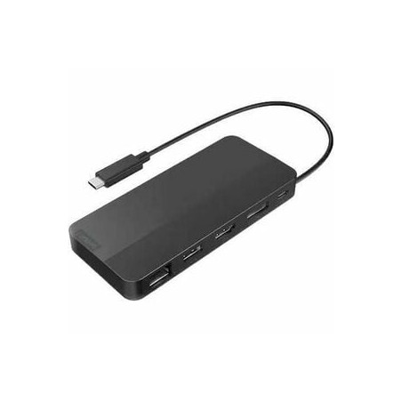Docking Station Lenovo USB-C Dual Display Travel Dock USB HDMI DisplayPort Gigabit Ethernet