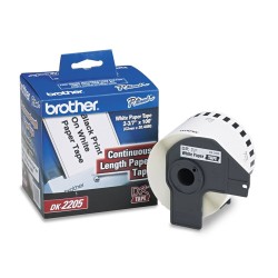 Rollo De Etiquetas Brother DK2205 60.96mm X 30.48Mts