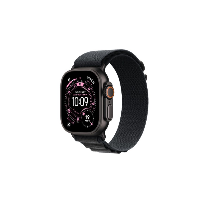 Apple Watch Ultra3 GPS + Cellular 49mm Caja Titanio Negro Correa Alpine Negro Talla Mediano