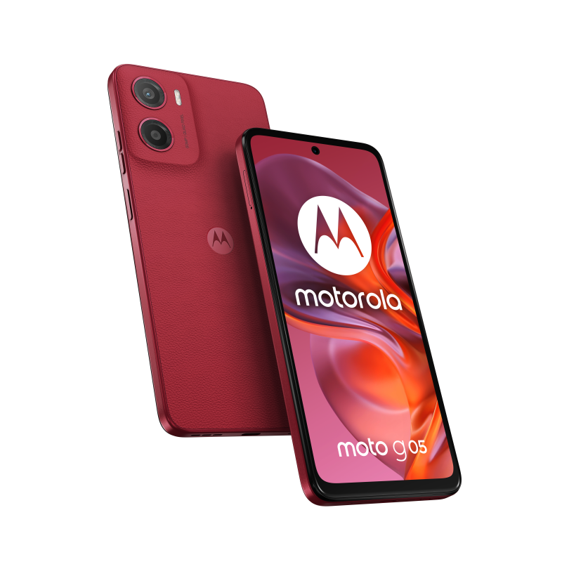 Celular Motorola Moto G05 6.67" Rojo 4GB 128GB