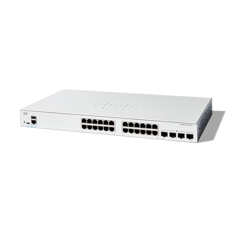 Switch Cisco Catalyst 1300 24 Puertos Gigabit 4SFP Administrable Capa 3
