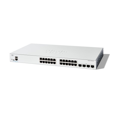 Switch Cisco Catalyst 1300 24 Puertos Gigabit 4SFP Administrable Capa 3