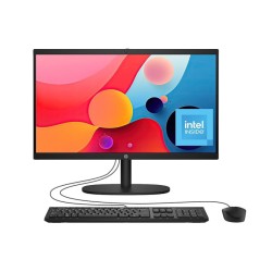 All In One HP 22-DG0205LA Celeron N100 8GB 512GB SSD 21.4" FreeDos Negro Azabache
