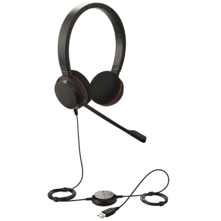 Diadema Jabra Evolve 20 Duo MS Stereo USB C/A Adapter Con Microfono