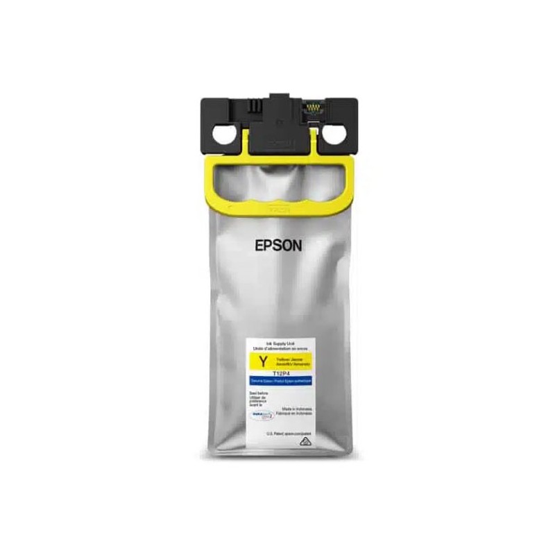 Bolsa De Tinta Epson T12P4 Yellow 20.000 Paginas DURABrite Ultra WorkForce Pro EM-C800