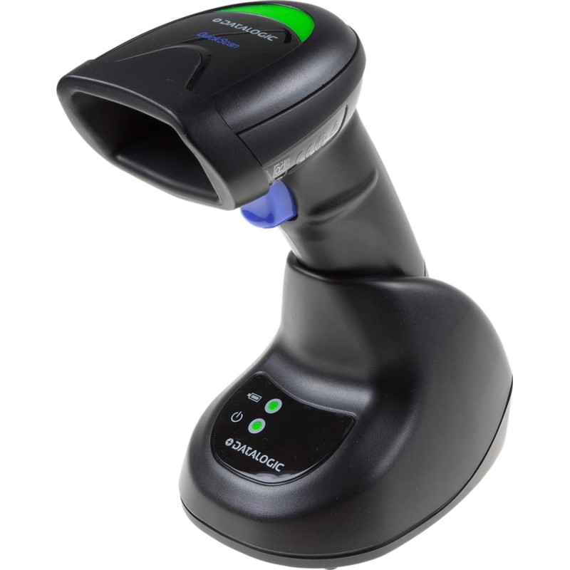 Lector De Codigo De Barras Datalogic QuickScan QBT2500 1D 2D USB Bluetooh Imager Base