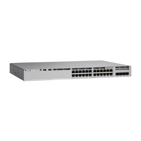 Switch Cisco Catalyst 9200L 24 Puertos Gigabit PoE+ 4SFP Administrable Network Essentials