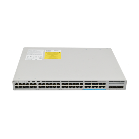 Switch Cisco Catalyst 9200L 48 Puertos Gigabit PoE+ 4SFP Administrable Network Essentials