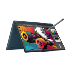 Portatil Lenovo Yoga 7 2-en-1 14AKP10 AMD Ryzen5 AI 340 16GB 512GB SSD 14" Tactil W11H Lapiz Tidal Teal