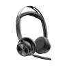 Diadema Auricular Poly Voyager Focus 2 Inalambrica Microsoft Teams USB-C USB-C/A Adapter Negra