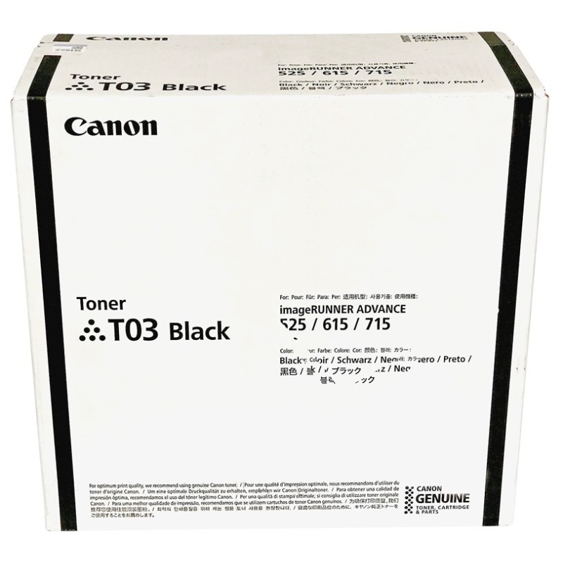 Toner Canon T03 Negro 51.500 Paginas ImageRUNNER ADVANCE 525 615 715