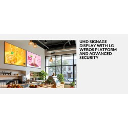 Monitor Industrial LG 43" Pulgadas UH5Q 24x7 4K 500nit HDMI USB RJ45 DisplayPort RS232C