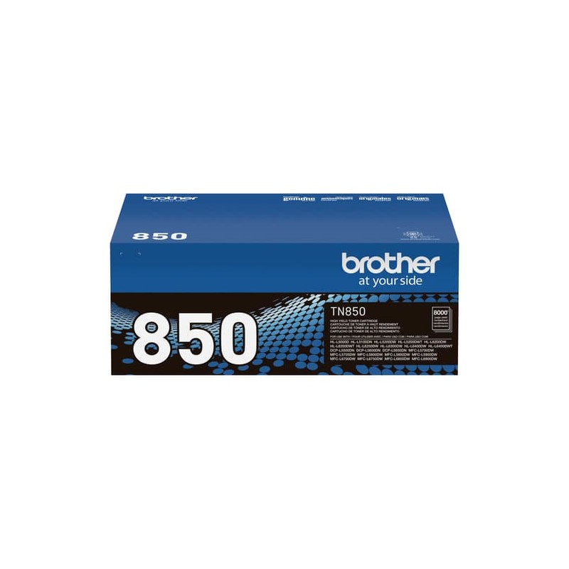 Toner Brother TN850 Negro 8.000 Paginas TN850 Original