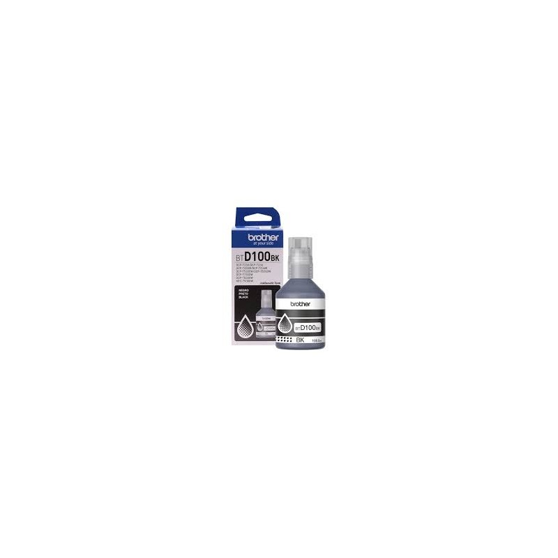 Botella De Tinta Brother BTD100BK Negro 7.500 Paginas