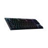 Teclado Logitech G915 X LightSpeed TKL Inalambrico Gaming USB-C Negro