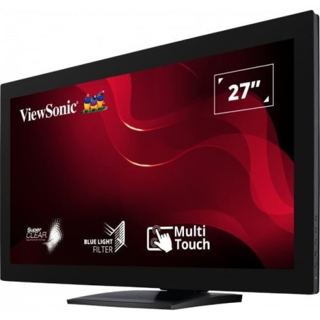 Monitor Tactil Viewsonic TD2760 27" Pulgadas Plano HDMI USB VGA DP