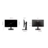 Monitor ViewSonic 24" Pulgadas IPS HDMI VGA Negro