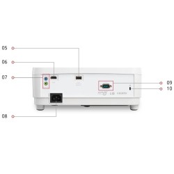 Video Proyector ViewSonic LSD500HD 5.500 Lumens Full HD 1080p Laser HDMI Blanco