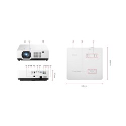 Video Proyector ViewSonic LSD600W 6.000 Lumens WXGA Laser HDMI Blanco