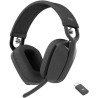 Diadema Auricular Logitech Zone Vibe Inalambrica Teams Bluetooth Grafito Con Microfono