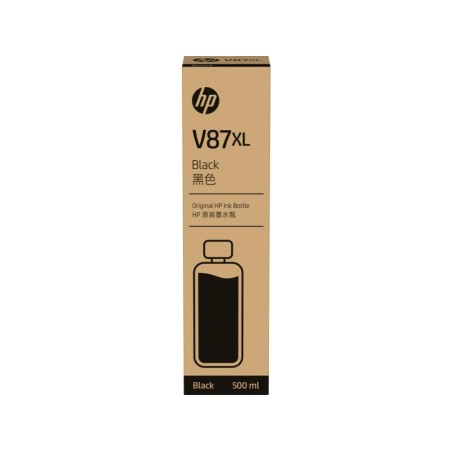 Botella De Tinta HP V87XL Negro 500ml 7FN98A