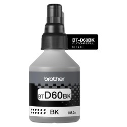 Botella De Tinta Brother BTD60BK Negro 6.500 Paginas