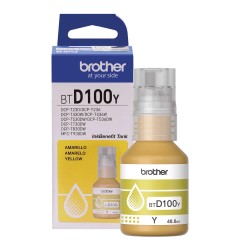 Botella De Tinta Brother BTD100Y Amarillo 5.000 Paginas BTD100Y
