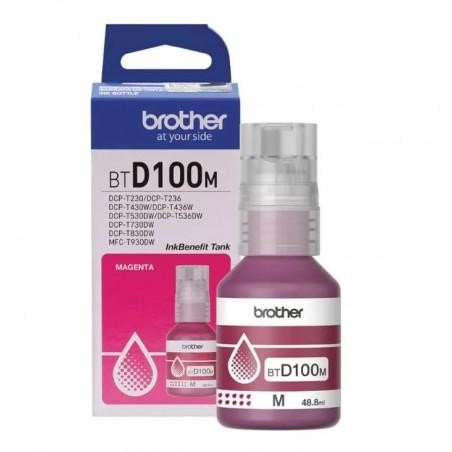 Botella De Tinta Brother BTD100M Magenta 5.000 Paginas BTD100M