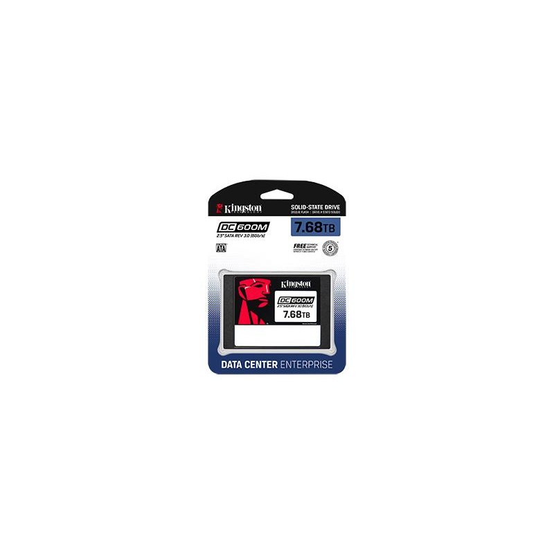 Disco De Estado Solido Kingston DC600M 7.68TB SataIII 2.5" Pulgadas