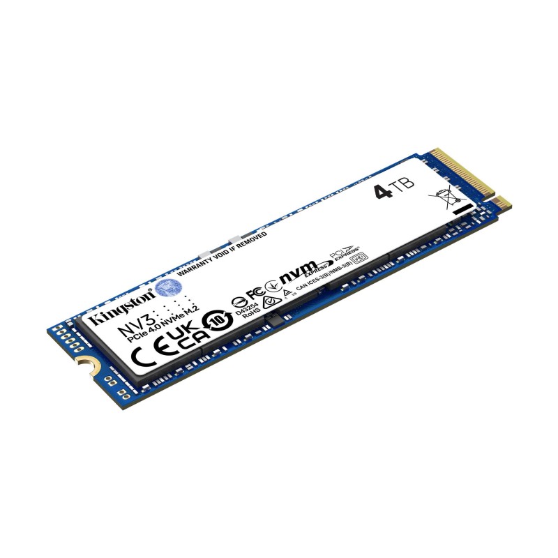 Disco De Estado Solido Kingston 4TB NV3 PCIe 4.0 NVMe M.2 2280