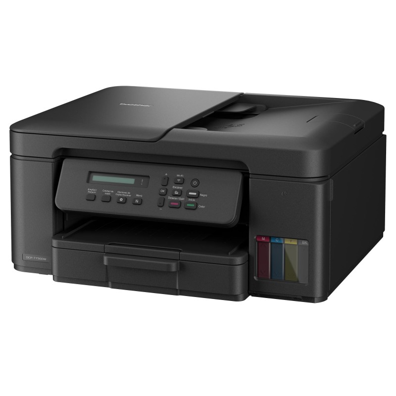 Impresora Brother DCP-T730DW Multifuncional 27ppm WiFi USB Negro Tank