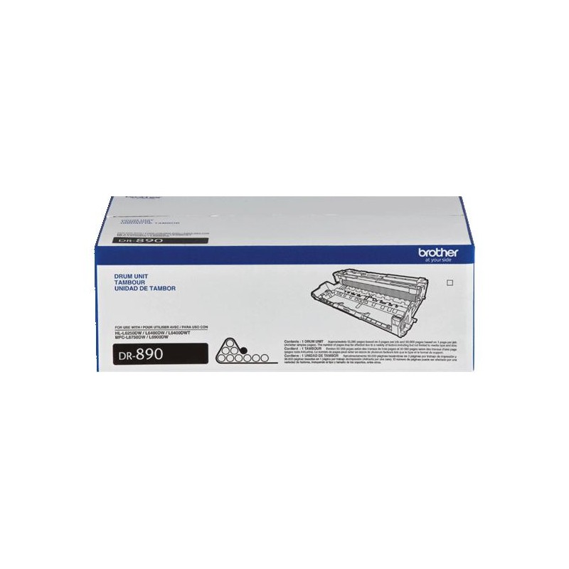 Drum Unidad De Tambor Brother DR-890 Negro 50.000 Paginas Original