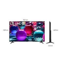Televisor Profesional LG UA731 43" Pulgadas 16x7 300nits UHD 4K Smart TV webOS