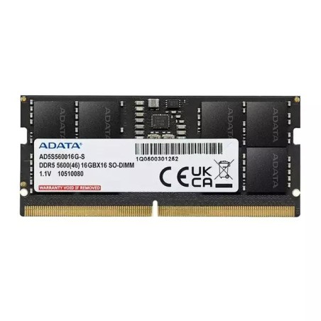 Memoria Para Portatil 16GB Adata DDR5 5600Mhz SO-DIMM