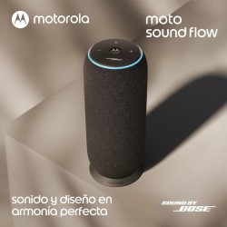 Parlante Portatil Motorola Moto Sound Flow Negro Bluetooth Sonido Bose
