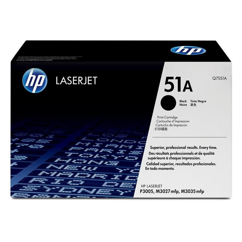 Toner HP 51A Negro 6.500 Paginas Q7551A Original