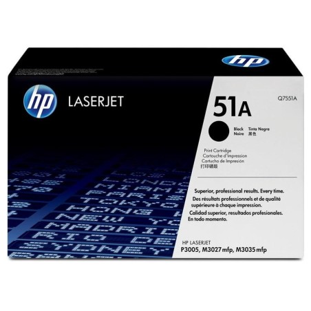 Toner HP 51A Negro 6.500 Paginas Q7551A Original