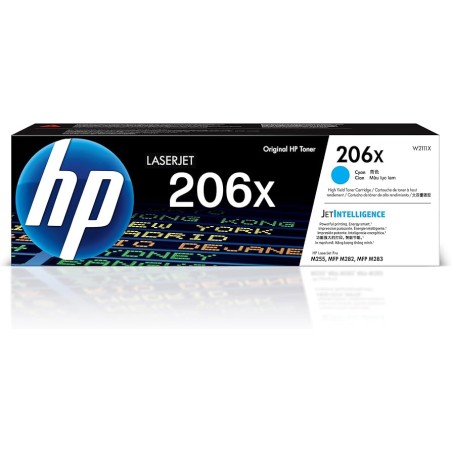 Toner HP 206X Cyan 2.450 Paginas W2111X Original