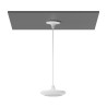 Soporte Colgante De Techo Para Microfonos Logitech Rally Mic Pod Pendant Mount Blanco