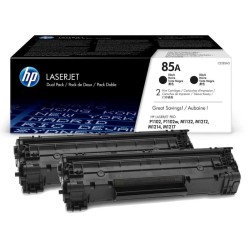 Toner HP 85A Negro 3.200 Paginas CE285AD Original Pack x 2