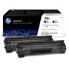 Toner HP 85A Negro 3.200 Paginas CE285AD Original Pack x 2